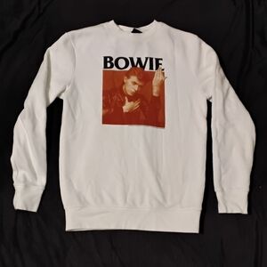 H&M White Sweatshirt with Iconic Graphic